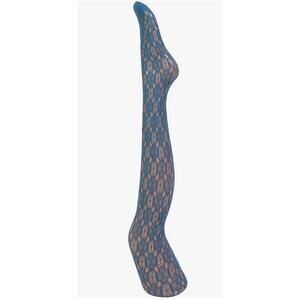 NWT Sexy Bluish Green Pantyhose Fishnet Tights Teal Women high waist  One Size